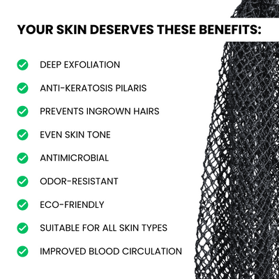 100% Authentic African Exfoliating Net Sponge