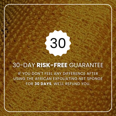100% Authentic African Exfoliating Net Sponge